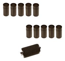 10 Rolete Tinta Para Etiquetadora Fixar Tinteiro Mx5500, 221