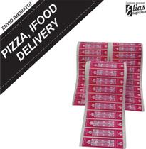 10 Rolos - 10.000 Etiquetas - Lacre Consumo Imediato (iFood, Pizza, Delivery, Rappi, 99Food)