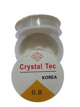 10 Rolos De Fio Elastico de Silicone P/Pulseiras - 0.8mm