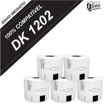 10 Rolos Dk 1202 - Etiqueta Compatível Dk 1202 10 Rolos Dk 1202 - Etiqueta Compatível Dk 1202
