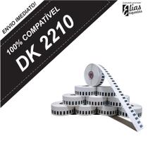 10 Rolos Dk 2210 - Etiqueta Compatível Dk 2210 10 Rolos Dk 2210 - Etiqueta Compatível Dk 2210