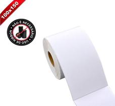 10 Rolos Etiqueta 10x15 100x150 Térmica Serrilha Zebra Elgin