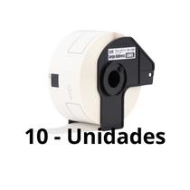 10 Rolos Etiqueta Térmica Comp Brother Dk-1208 38X90mm C/SUP