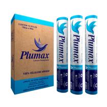 10 Rolos Lençol Descartável Papel para Maca Plumax 70x50