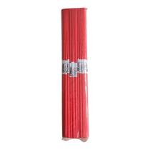 10 Rolos Papel Crepon 48cm X 2m Rst Original Vermelho