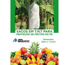 10 Saco De Proteção Tnt P/ Bananas 69 cmx1,50 mts C/amarril