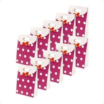 10 Sacola De Presente De Papel Personalizada Com Alça 18x23