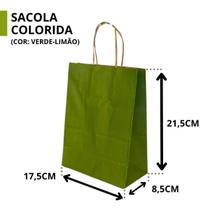 10 Sacola Papel Kraft Presente Dia Dos Pais M 17,5x8,5x21,5