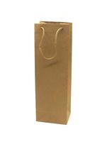 10 Sacolas De Papel Big Garrafa Whisky 40x13x10: Alça Cordão