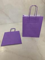 10 Sacolas em Kraft LILAS Reforçadas tamanho 17,5*8,5*21,5 - Massai 10 Sacolas em Kraft LILAS Reforçadas tamanho 17,5*8,5*21,5 - Massai