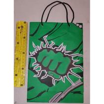 10 Sacolas Temáticas Lembrancinha Festa Hulk.