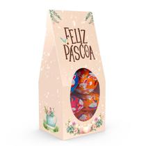 10 sacos c/ visor páscoa encantada c4858 - ideia