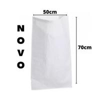 10 Sacos de Rafia NOVO 50x75 - Para Entulhos, Areia, Pedra, Multiuso