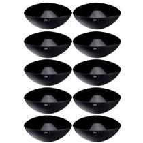 10 Saladeiras Triangulares 5L Grandes 31cm Preto Restaurante 10 Saladeiras Triangulares 5L Grandes 31cm Preto Restaurante