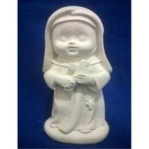 10 Santa Rita Baby em Gesso Cru