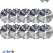 10 Serras Diamantada 350mm Silenciosa Granito Marmoraria