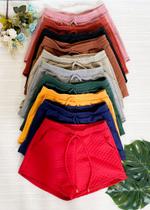 10 shorts feminino bermuda box cores variadas