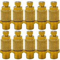 10 silenciador com controle de fluxo rosca 1/8 bsp
