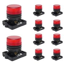 10 Sinaleiro LED Steck Luminoso Vermelho SLLSL1 Max Botton