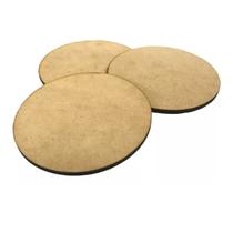 10 Sousplat Bolachas base tabuleiro MDF Crú Circular Redonda 25 CM 10 Sousplat Bolachas base tabuleiro MDF Crú Circular Redonda 25 CM