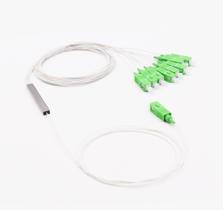 10 Splitter 1x8 0.9mm 1.5m Sm Sc Apc Plc Conectorizado