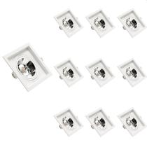 10 Spot De Embutir Recuado Save Energy Ar111 Gu10 Bivolt Branco 10 Spot De Embutir Recuado Save Energy Ar111 Gu10 Bivolt Branco