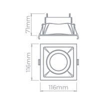 10 Spot De Embutir Recuado Stella Square Par 20 E27 Quadrado Bivolt Branco 10 Spot De Embutir Recuado Stella Square Par 20 E27 Quadrado Bivolt Branco
