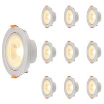 10 Spot De Led Blumenau Slim Redondo 6W Bivolt 4100K Luz Neutra