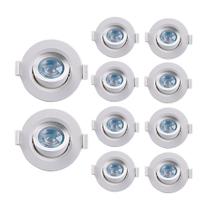 10 Spot De Led Embutir Alltop Mr11 Redondo 3w Bivolt Taschibra 6500k Luz Fria 10 Spot De Led Embutir Alltop Mr11 Redondo 3w Bivolt Taschibra 6500k Luz Fria