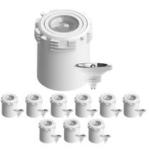 10 Spot Gravity Emb + Lâmpada AR111 12W 4000K Save Energy BR