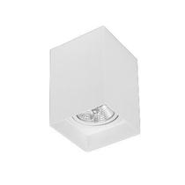 10 Spot Plafon Quadrado Sobrepor Ar70 Branco Direcionavel Externo Lup01