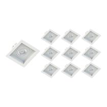 10 Spots de Embutir Recuado Save Energy Mr16 Gu10 Bivolt Branco 10 Spots de Embutir Recuado Save Energy Mr16 Gu10 Bivolt Branco