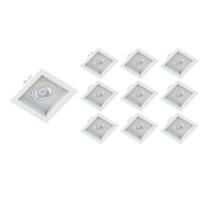 10 Spots de Embutir Recuado Save Energy Par 20 E27 Bivolt Branco 10 Spots de Embutir Recuado Save Energy Par 20 E27 Bivolt Branco