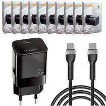 10 Super Carregador Tipo C Lelong Turbo 30W para Celulares Android Atacado Revenda