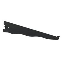 10 Suporte Para Trilho Simples 30cm Preto 10 Suporte Para Trilho Simples 30cm Preto