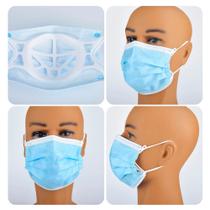 10 Suporte Respirável Para Máscara de Proteção Para Dentistas, Medicos, Enfermeiros, Esteticista