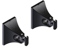10 Suportes Caixa De Som Acústica Parede Home Theater Preto Avatron