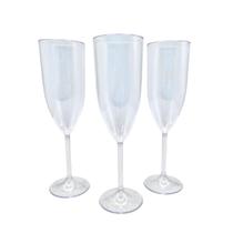 10 Taça Champanhe Acrilica cristais