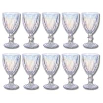 10 Taça Diamante Furta-Cor 340ML Suco Água Elegante Buffet 10 Taça Diamante Furta-Cor 340ML Suco Água Elegante Buffet