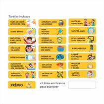10 Tags Magnéticas Para Quadro De Atividades Diárias