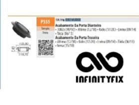 10 Tampão Da Porta Traseira Nissan Livina Kicks Versa Tiida-P555 10 Tampão Da Porta Traseira Nissan Livina Kicks Versa Tiida-P555