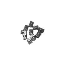 10 Tampinha Metalica P/ Bicicleta/moto/carro - Cinza