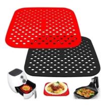 10 Tapetes Quadrado Protetor Fritadeira Elétrica Air Fryer 10 Tapetes Quadrado Protetor Fritadeira Elétrica Air Fryer