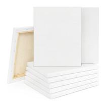 10 Telas Brancas Para Pintura 20x30 Tecido Arte E Diversão