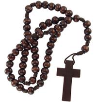 10 Terços de Madeira Marrom Escuro 10 Terços de Madeira Marrom Escuro