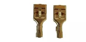 10 Terminais Encaixe Fêmea 9,7mm Com Trava 10 Terminais Encaixe Fêmea 9,7mm Com Trava