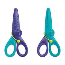 10 Tesouras Escolar Plástico Jacaré Sem Ponta Maped 12cm