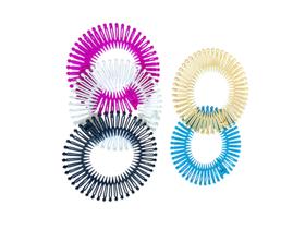 10 Tiaras Bell Coloridas para Crianças penteados cabelo 10 Tiaras Bell Coloridas para Crianças penteados cabelo