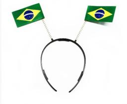 10 Tiaras Copa Do Mundo Bandeiras Brasil - Eleição- Jogo - Reino Festas