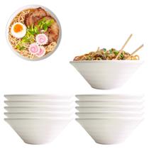10 Tigelas Japonesa Bowl Ondulado e, Melamina Premium 1L 10 Tigelas Japonesa Bowl Ondulado e, Melamina Premium 1L